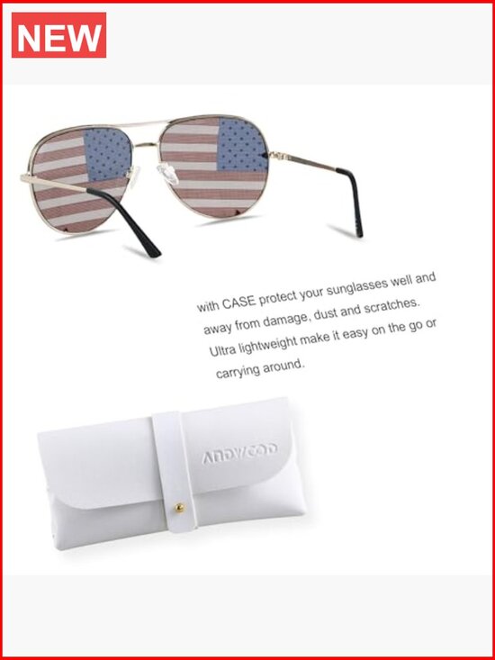 Oversized Aviator Sunglasses UV Protection Metal Frame main image 5